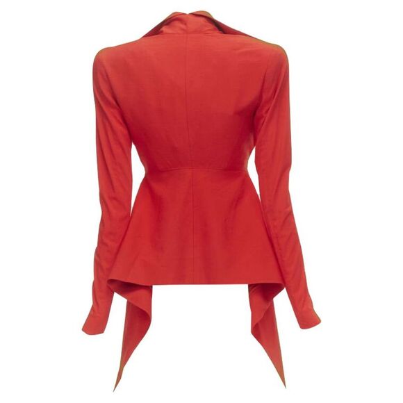 Gareth Pugh Belted Jacket Women red | red Coats - Picture 5 of 6